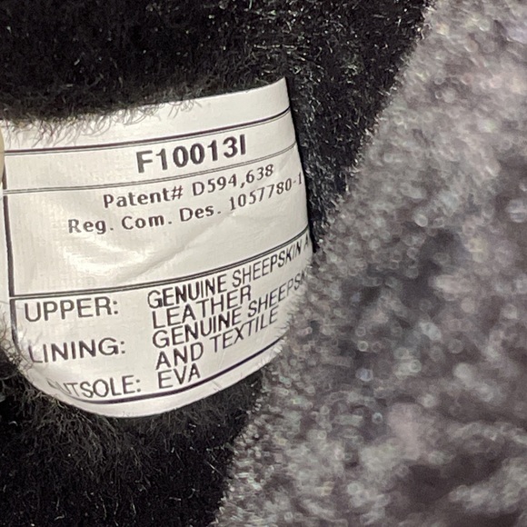 Authentic Classic Tall UGG 5815 F10013I Boots Shoes Black Shearling US 6 EU 37 - Picture 8 of 13